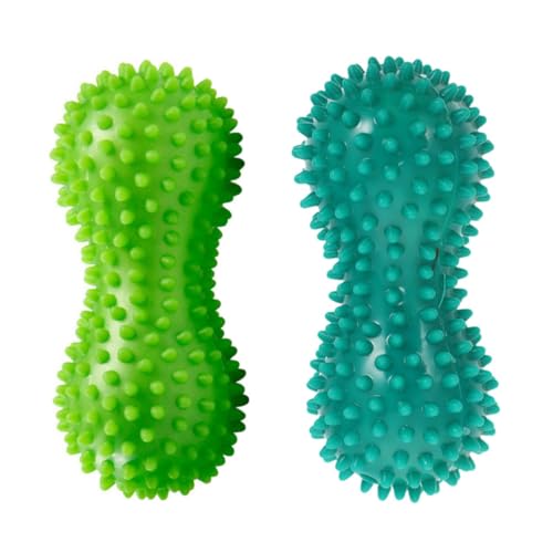 Angoily 2 Piezas Masajeador de Pies Forma de Cacahuete de Pvc para Aliviar Fatiga y Relajación, Herramienta Portátil Adecuado para Recuperación y Masaje en Casa