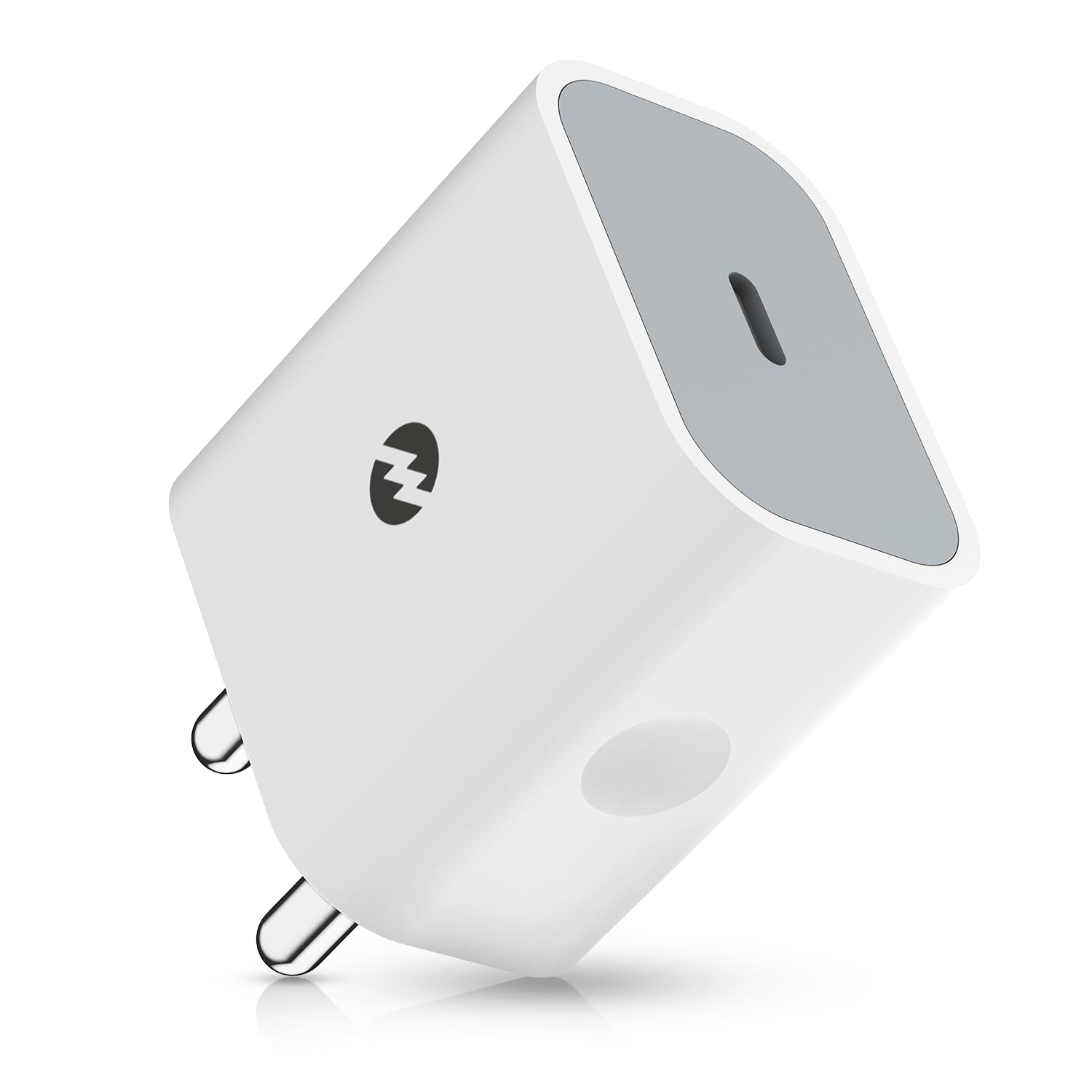 MOZEN by Amkette iPhone Charger Adapter | Fast Charging | MFi-Standard & BIS Certified | Compatible for iPhone, AirPods & Other Devices | Compact Charger with VoltSafe Protection-image-0