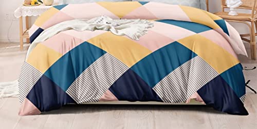 Image of Supersoft Microfiber Reversible AC Comforter /Duvet /Blanket /Quilt Double Bed - 90 inch x 100 inch inch - Oyester Pink (Comforter ONLY)