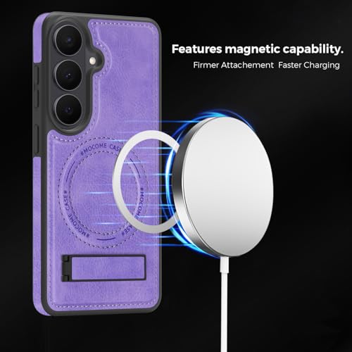 Image of Lunivop for Samsung Galaxy S26 Case PU Leather 6.3 inch Light Purple