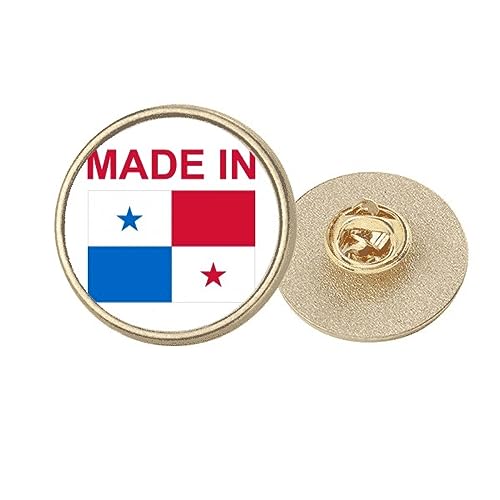 Broche Panama ronde dorée pour sublimer vos vestes de soirée