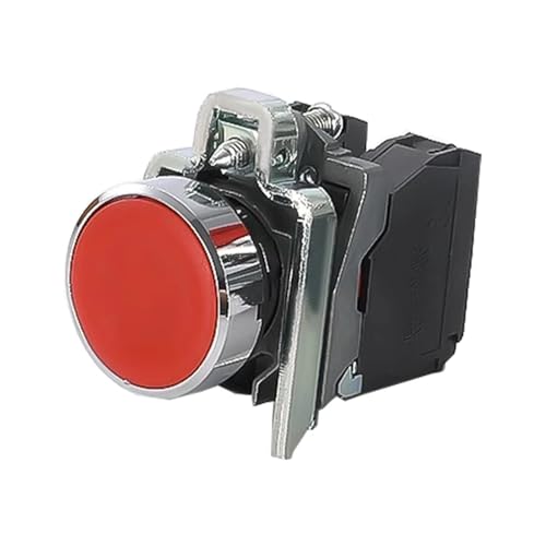 Interruptor de botón XB4-BA11 pulsador industrial flecha negra 4