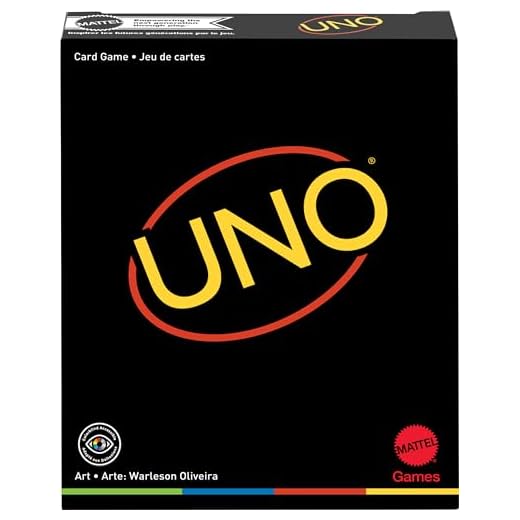 UNO MINIMALISTA, Mattel, Black