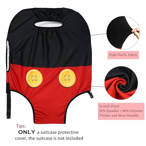 Luggage Cover Approved Travel Suitcase Protector Cute Pants Elastic Washable Baggage Covers for 18-20 inch Luggage(S)2