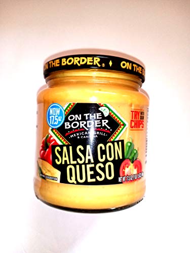 On The Border Salsa Con Queso 17.5 Oz (2 Jars)