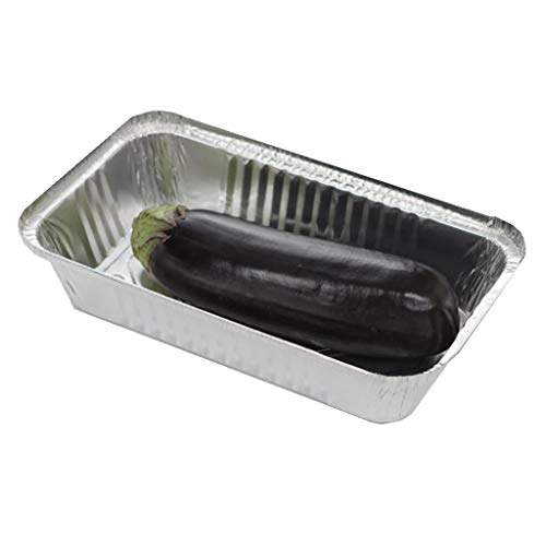 Panelas de gotejamento de graxa de alumínio para churrasco da Serable, 50 peças