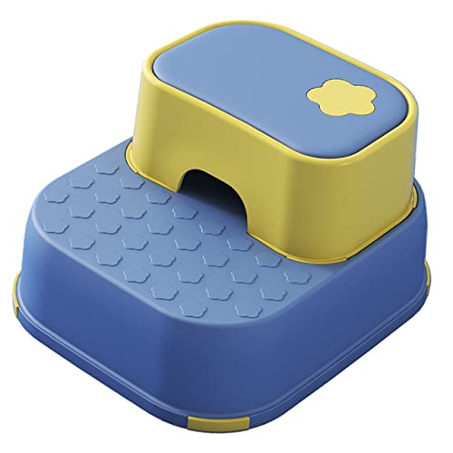 VICASKY Dual-Layer Footstool Non-Slip Safety Stool for Boys and Girls Step Stool