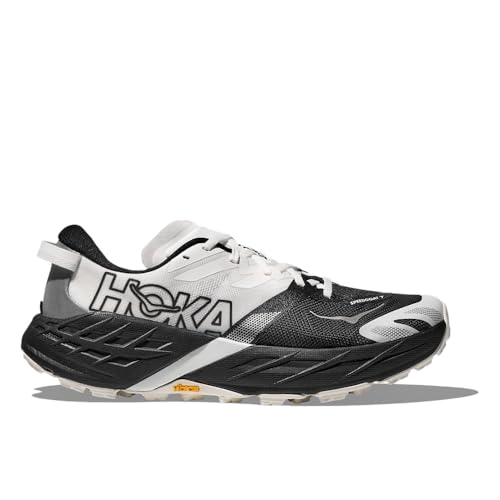 Hoka Mens Speedgoat 7 Black/White 9.5 Medium