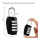 Hedume 8 Pack Combination Lock 4 Digit Padlock for School Gym Locker, Sports Locker, Fence, Toolbox, Gate, Case, Hasp Storage