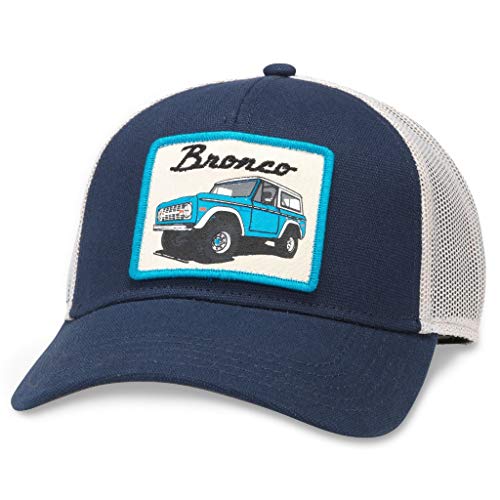 Image of AMERICAN NEEDLE Ford Bronco Patch Unisex Adjustable Snapback Baseball Hat