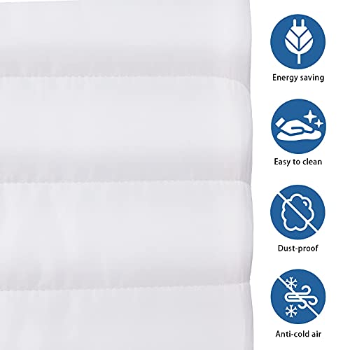 KylinLucky Indoor Air Conditioner Cover AC Cover for Inside Window Unit 17 x 13 x 3 inches(L x H x D),White - Thumbnail 6