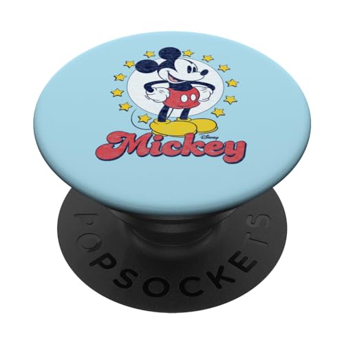 Mickey Stars PopSockets PopGrip intercambiable evita caídas de pantallas grandes