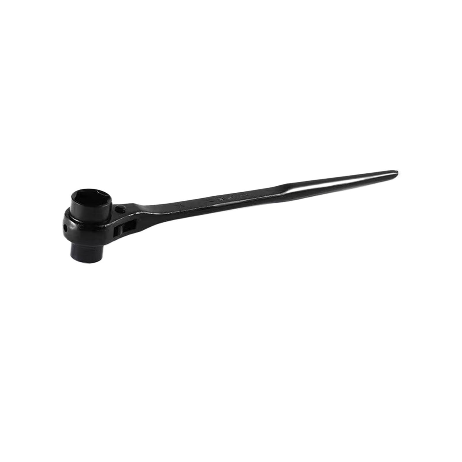 Ratchet Podger Spanner Wrench Black Double Ended Socket Ratcheting