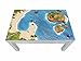 Produktbild Piraten/Schatzinsel Möbelfolie/Aufkleber - LCK06 - passgenau für den Lack Couchtisch (90 x 55 cm) von IKEA - In wenigen Minuten zum einzigartigen Spieltisch für Kinder! (Möbel Nicht inklusive)
