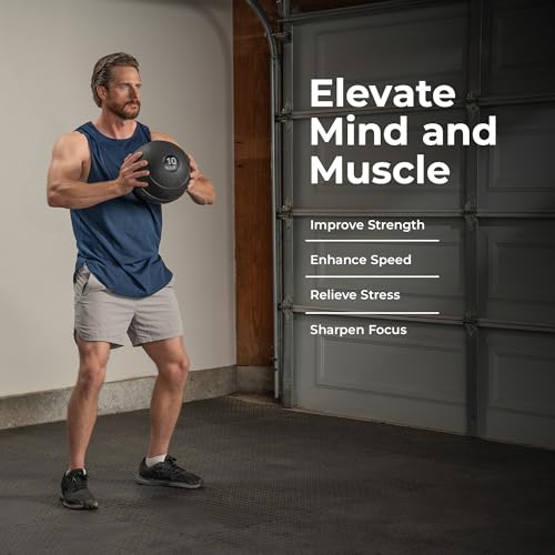 Sunny Health & Fitness 10 LB Slam Medicine Ball - Sand-Filled, No-Bounce - image 4