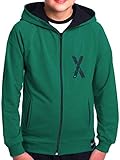 PASSFORM: Loose-Fit. Als coole Kinder Jungen Jacke in der Freizeit im Casual-Look oder als klassisches Kinder Pullover mit Reißverschluss - dieser modische Jungen Lang-Arm Hoodie ist ein praktisches und immer gut kombinierbares Basic für deinen coolen Look!