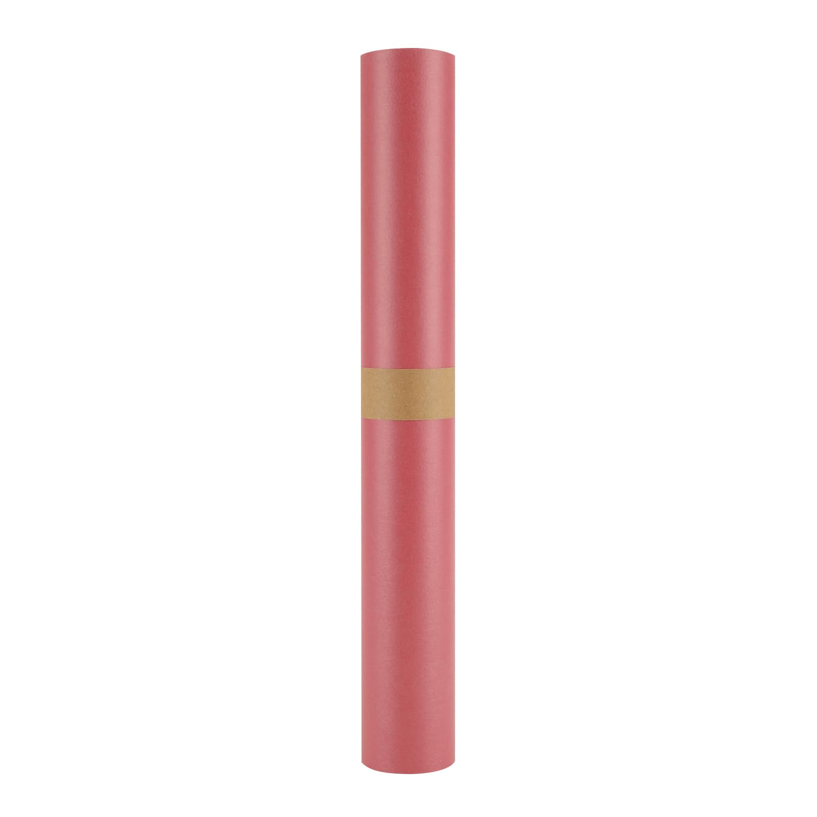 Wooqu Buchtuch aus PU-Leder, PU-beschichtet und Vliesboden, lederähnliche Optik, weich, 43,2 x 73,7 cm, für Buchbindung, Latte Grain, Dunkelrot