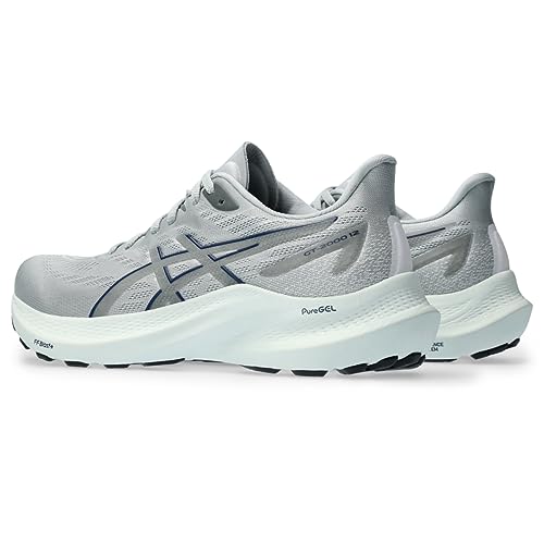 ASICS ASICS Women's GT-2000 12 Running Shoes, 10, Piedmont Grey/Steel Grey