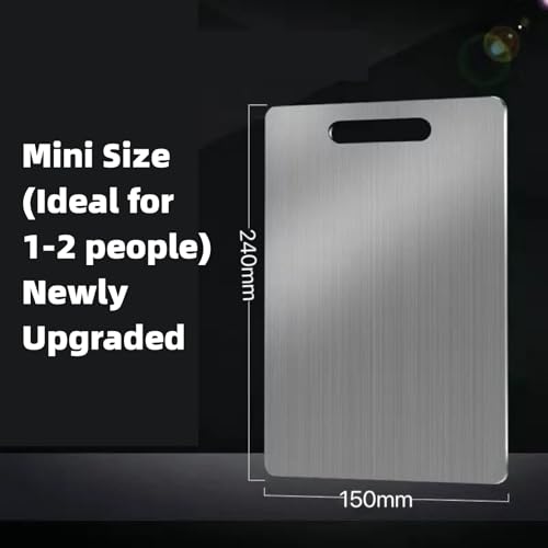 Tabla de cortar de acero inoxidable con gancho miniatura 2
