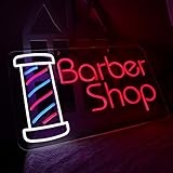 XIFANNI Large Barber Shop Neon Signs for Wall Decor Neon Lights for Bedroom Led Signs Suitable for B