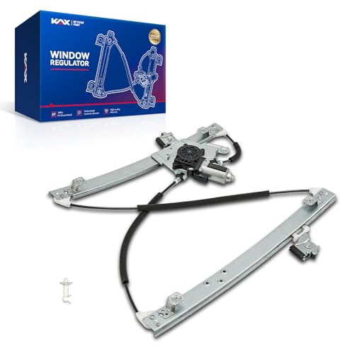 Image of KAX Front Left Power Window Regulator w /Motor Fit for Ford Focus 2000-2007 | Replace 741-874,6S4Z5423201BB,6S4Z5423201BA,YS4Z5423209CA,Front Left Driver Side (2-Pin)
