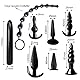 BDSM Fesseln Sex Set Perfekt Bondage Set 21 Stück,10 Analplug Anal Dildo & Handschellen Sex Bett Choker Augenmaske Peitsche Nippelklemmen Knebel,SM Sexspielzeug für Paare Extrem Sex Spielzeug Beide