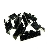 lego blacktron base Einzelteil ID: 243626 8 x Lego System Winkel Platte Träger schwarz 1x2 1x4 Eck Bracket Halter Blacktron Star Wars 2436