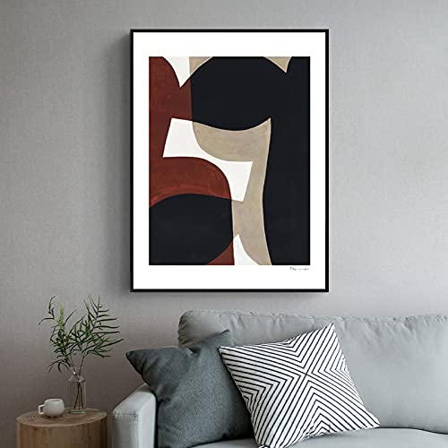 Art mural abstrait pour moderniser une chambre sans cadre 50x70cm