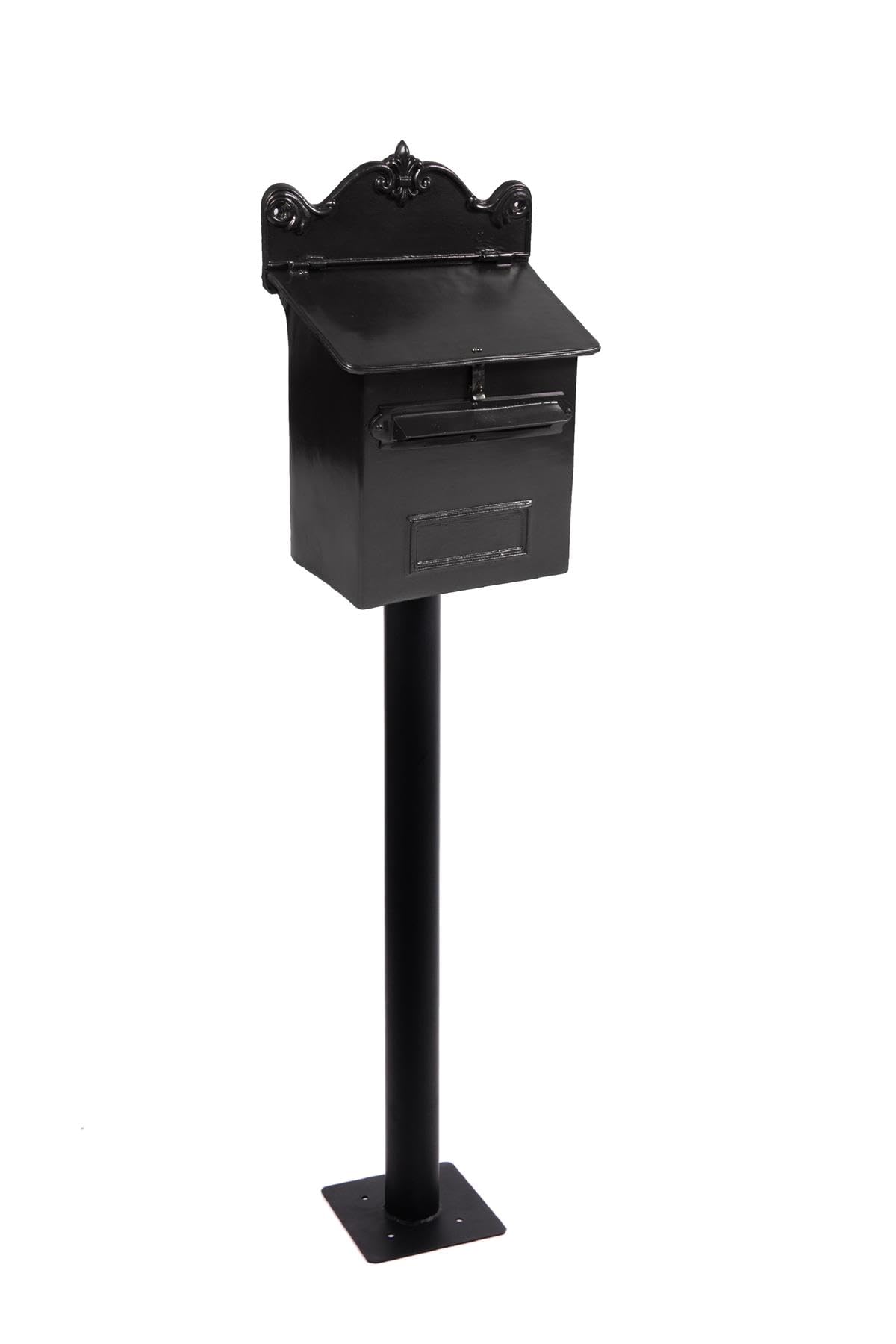 “Twilight Shadows” Black Goldhay Post Box