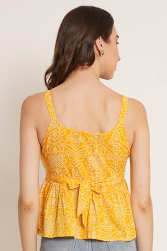 Image of COTLAND Fashions Designer Pre-Shrunk Cotton Peplum Top for Women