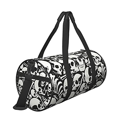 Skull And Bones Art Travel Duffel Bags Gym Sports Luggage Large Travel Tote Bag Overnight Weekend Bags For Man And Women #TOP1