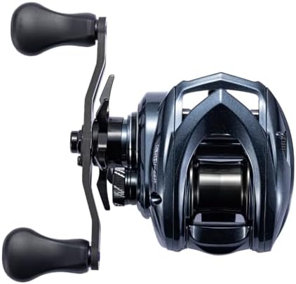 ASHMOON Long Casting Baitcaster 12+1BB Alloy Fishing Reel, 14lb Drag Power, 7.1 Gear Ratio, Left Rubber Handle for Bass/Sea/Freshwater
