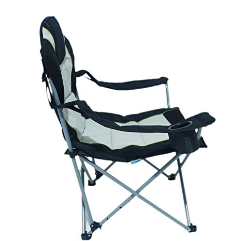 HOMECALL Folding Camping Chair Armrest with Cup Holder Adjustable Backrest - Image 6