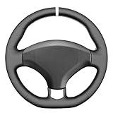 volant rcz sur 308 Durable et antidérapant : la housse de volant fabriquée en matériau durable avec une finition soignée, les coutures renforcées et le cuir résistant à l'usure offrent une longue durée de vie et la surface antidérapante offre une meilleure prise en main avec un bon contrôle. Augmentez la valeur de votre véhicule. S'adapte parfaitement à votre volant, ajustement précis comme le fabricant d'origine et n'ajoute pas de volume excessif au volant.