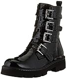 Feel Me Fußbett MARCO TOZZI Damen 2-2-25819-35 Stiefelette, Black Patent, 38 EU