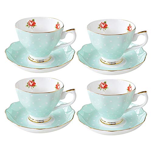 Service à café en porcelaine anglaise fini les tasses ternes avec le style MLD4