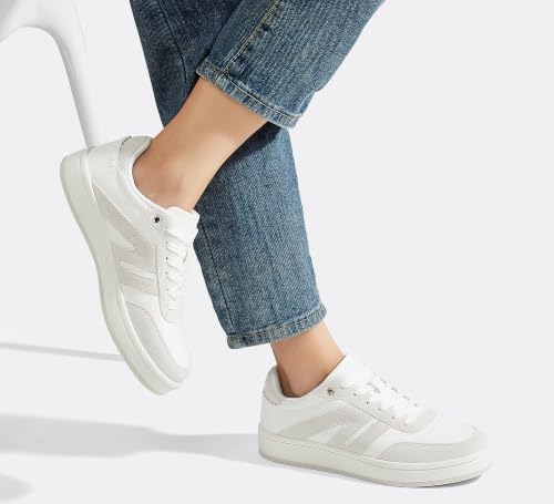 Image of LUCKY STEP Women Retro Gum Sole Fashion Sneakers