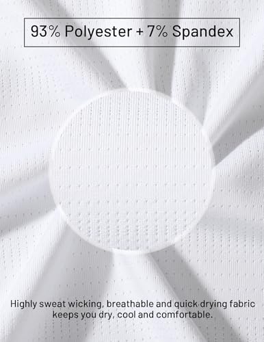 MIER Women's Golf Polo Shirts Collarless Short Sleeve Tennis Running T-Shirts V-Neck Cooling Summer Tee4