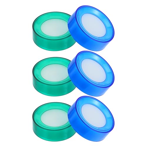 LEDMOMO 6個 湿手器 指先用スポンジ保湿剤 水濡らし可能 柔らかく無臭で現計算や書類整理に 事務用品向け効率アップツール ランダムカラー