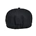 VOBOOM Cotton Washing Flat Cap Cabbie Hat Gatsby Ivy Irish Hunting Newsboy (Black)