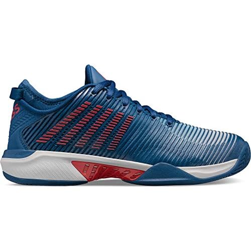 K-Swiss Men's Hypercourt Supreme Tennis Shoe 7.5 Scuba Blue/Celestial/Brilliant White