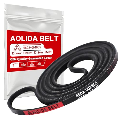 6602-001655 5PH2337 Dryer Drum Belt 92 inches 6602-001314 5PH2337 for Samsung Dryer 1935594 DV419AEW DV409AEW DV4006 AP4373659 PS4133825 DV42H5200EP/A3 DV40J3000EW/A2 DV45H7000EW/A2 (1)