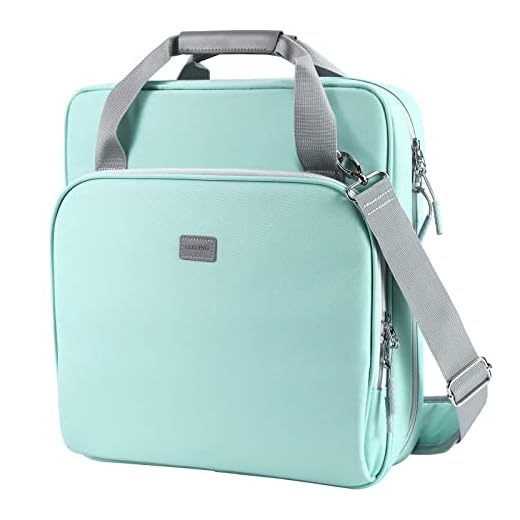 Losong 3 Ring Zipper Binder 2 Inch with Shoulder Strap 500 Sheet Capacity & Multi-Pockets for School and Office Binder Organizer, Compatible with 13-Inch MacBook/Tablet (Patent Design Light Blue)
