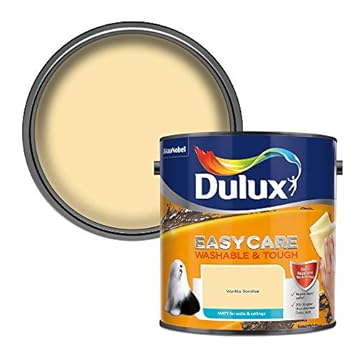 Dulux 403201 Easycare Washable & Tough Matt Emulsion Paint For Walls And Ceilings - Vanilla Sundae 2.5L