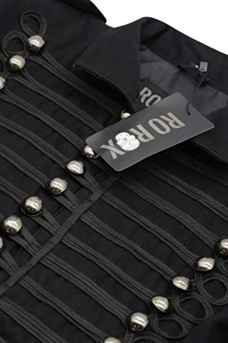 Ro Rox Black Parade Military Steampunk Gothic Jacket3