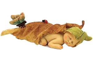 Enchanted Story Miniature Fairy Garden Sleeping Baby with Delicate Butterfly Figurine