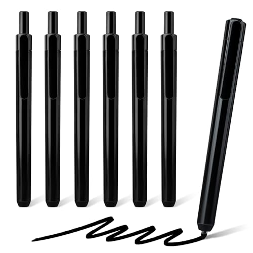 , Fine Point Quick-drying Black Ink Marker Pens, Waterproof 