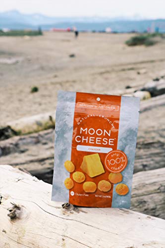Moon Cheese - 100% Natural Cheese Snack - Cheddar - 2 oz - 2 Pack