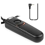 【Hochwertiges Material】Der Pixel RC-201 Kabelauslöser ist aus hochwertigem Material gefertigt und bietet ein reibungsloses Betriebserlebnis. Besseres Handgefühl und präziseres Schießen.