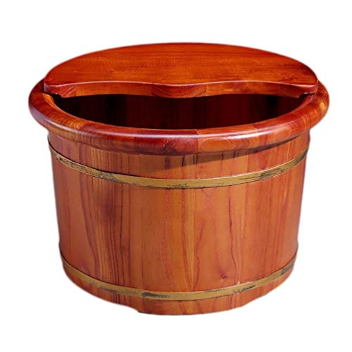 Cubeta de Madera para Baño de Pies y Pedicura